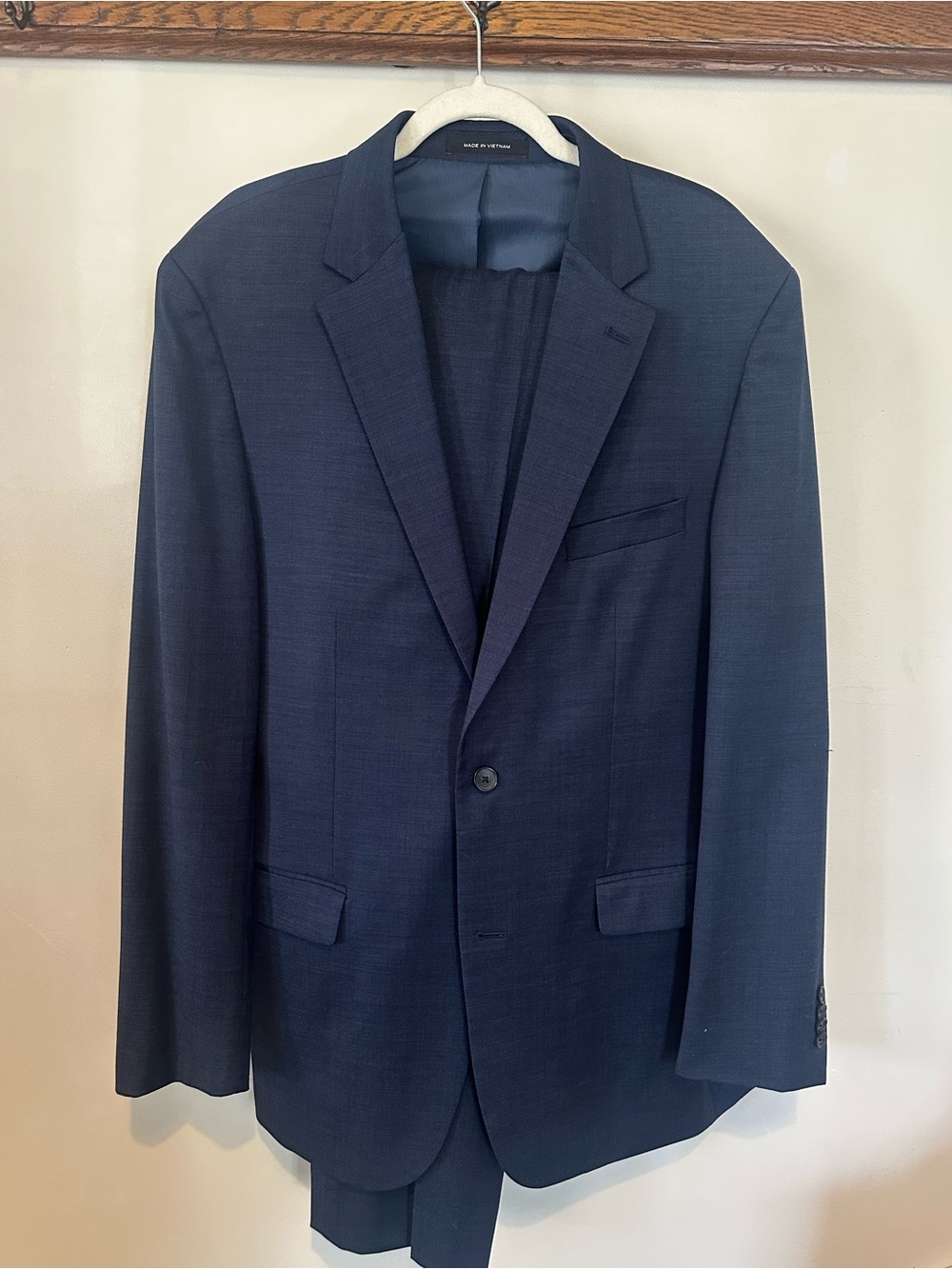 MEN’s Kenneth Cole Men's Navy Single-Breasted Blazer - Slim Fit